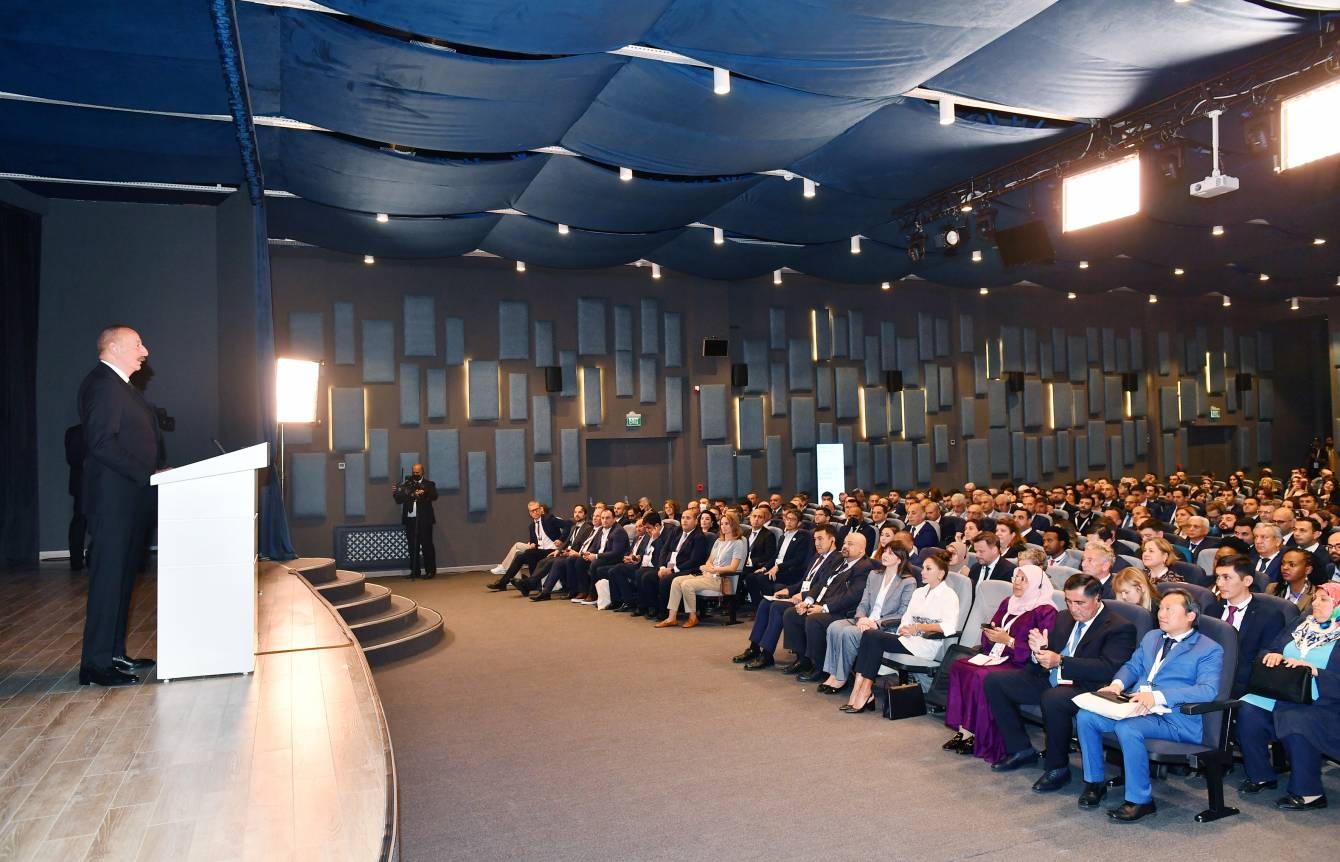 Prezident İlham Əliyev 5 oktyabr tarixində Ağdamda Azərbaycan Milli Şəhərsalma Forumunun açılış mərasimində çıxış edib