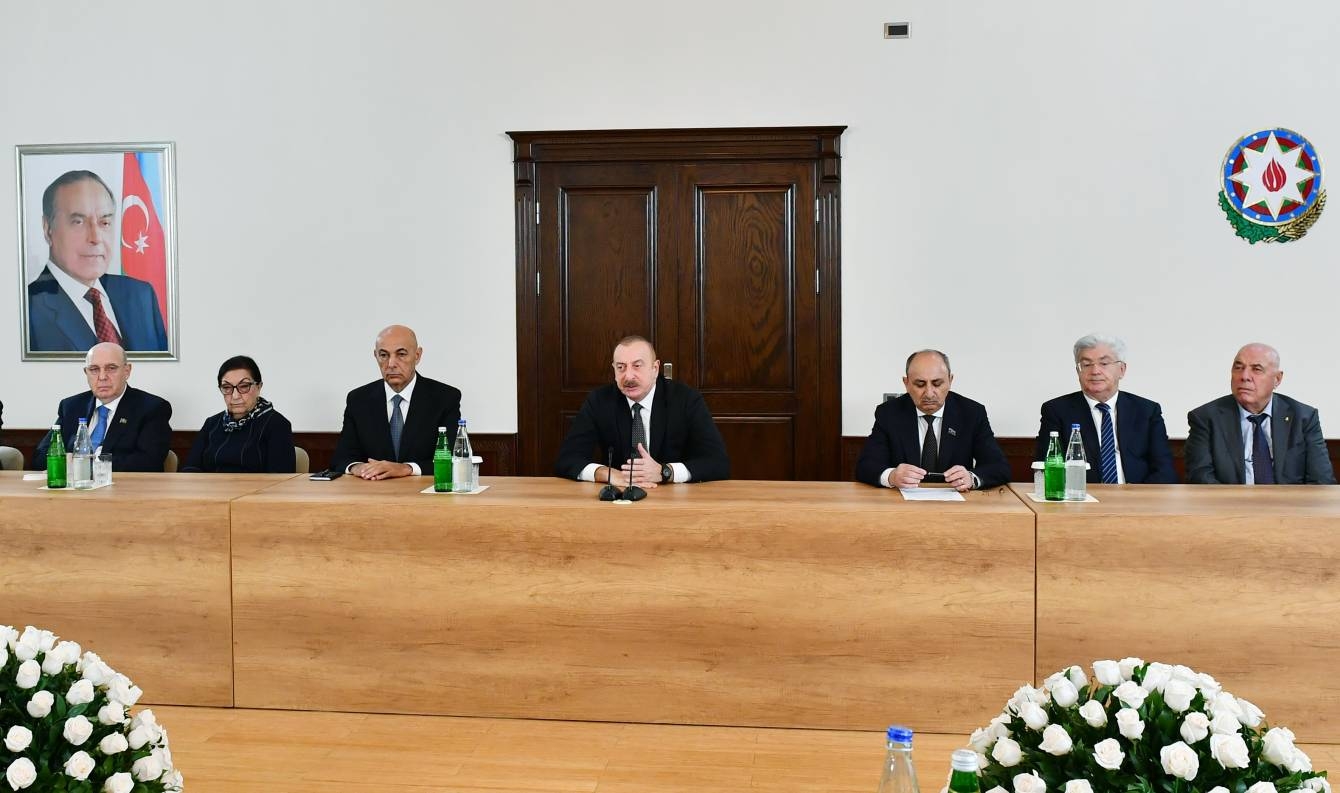 Prezident İlham Əliyev cari ilin 24 dekabr tarixində Qərbi Azərbaycan İcmasının ziyalıları ilə görüşüb