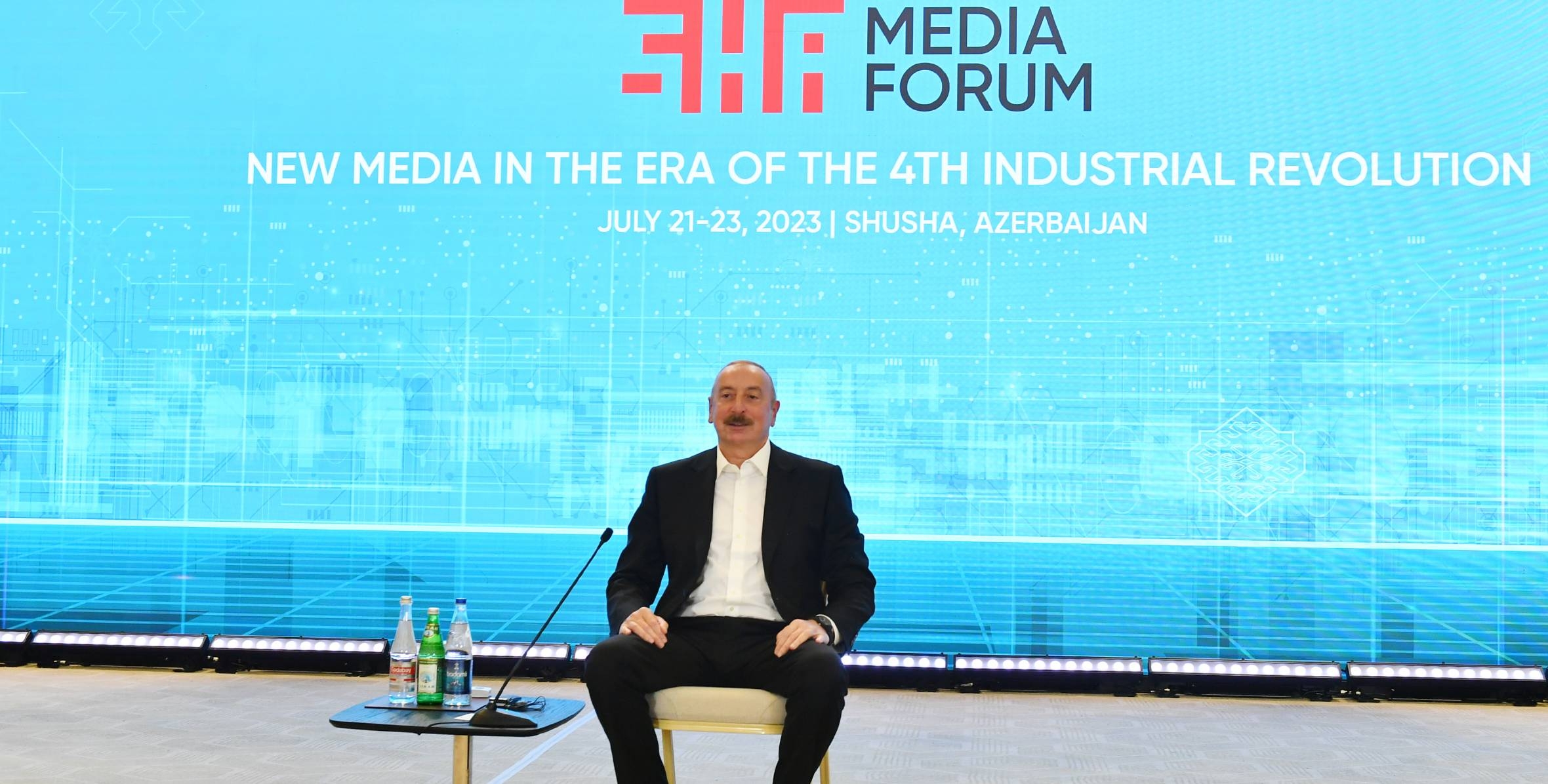 Prezident İlham Əliyev cari ilin 21 iyul tarixində “4-cü Sənaye İnqilabı dövründə Yeni Media” mövzusunda Şuşa Qlobal Media Forumunun açılış mərasimində çıxış  edib