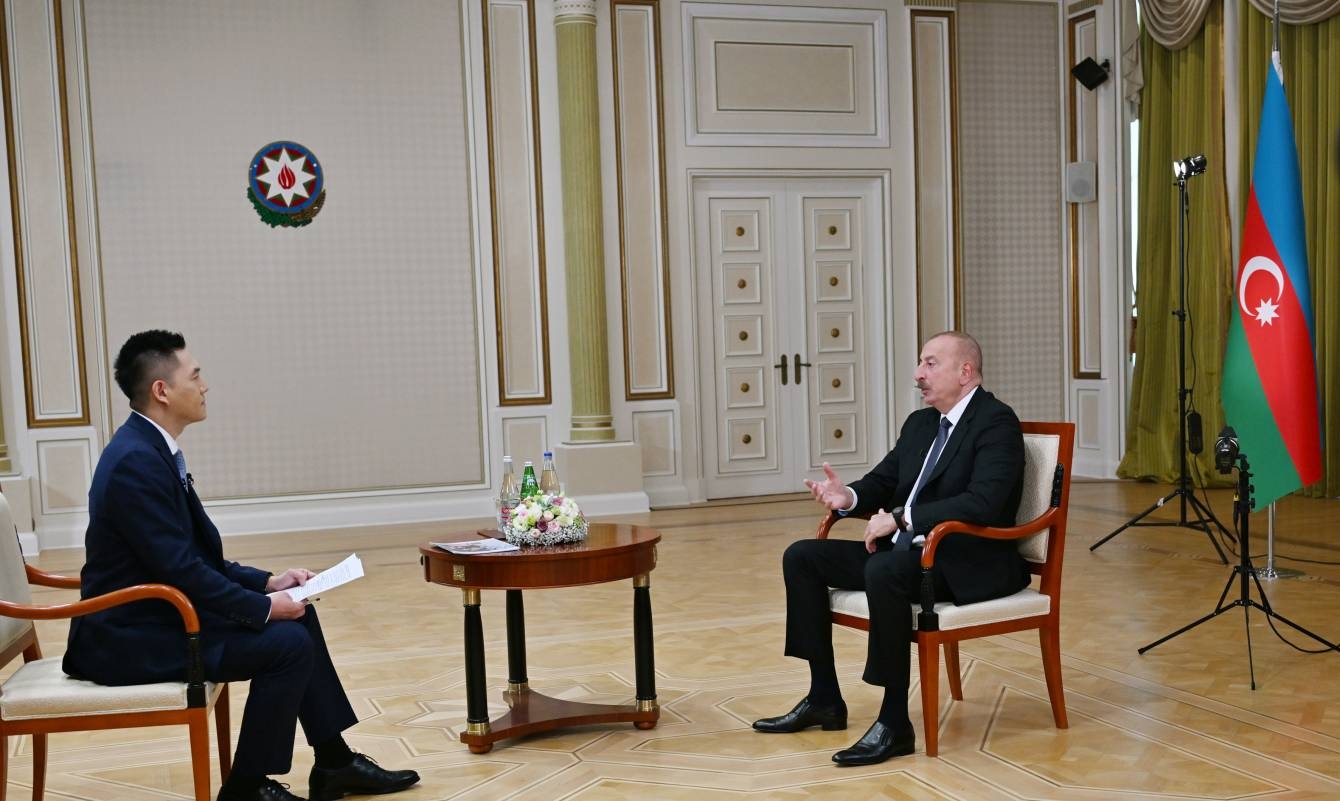 Prezident İlham Əliyev cari ilin 22 iyul tarixində “China Global Television Network” televiziya kanalına müsahibə verib