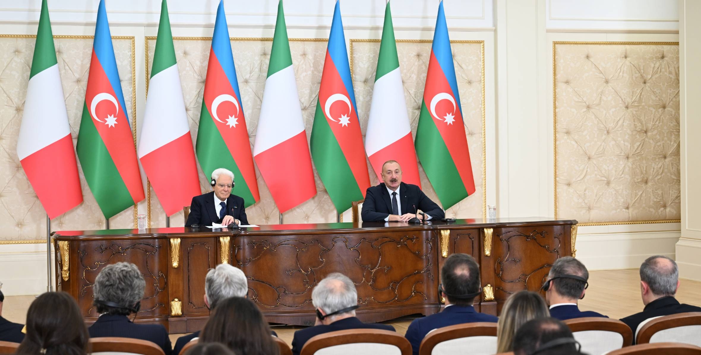 Prezident İlham Əliyev: Azərbaycan-İtaliya münasibətləri nümunəvi xarakter daşıyır