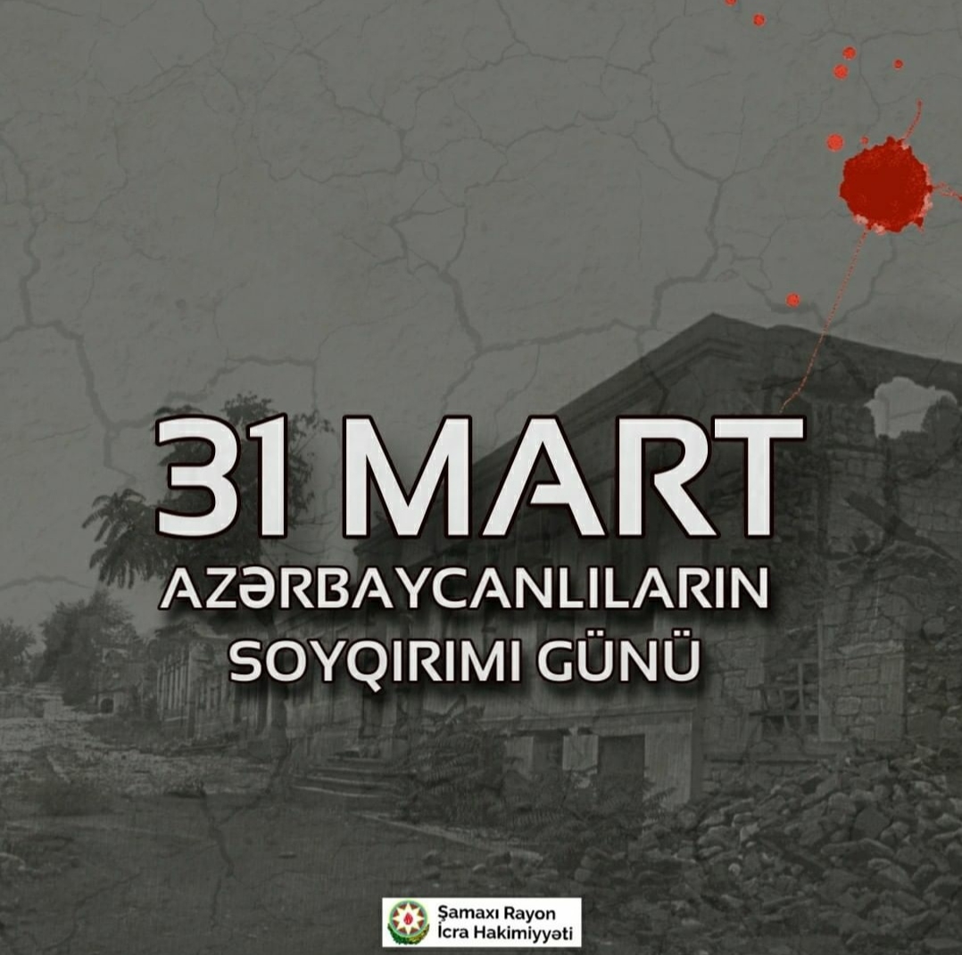 31 Mart Azərbaycanlıların soyqırımı günü ilə bağlı Şamaxı rayonunda onlayn formatda konfrans keçirilmişdir.