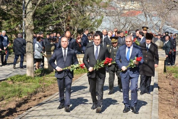Şamaxıda 31 Mart - Azərbaycanlıların Soyqırımının qurbanlarının xatirəsi anılıb.