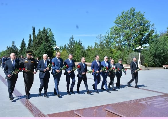 Şamaxıda Ümummilli Lider Heydər Əliyevin anadan olmasının 102-ci ildönümünə həsr olunmuş tədbir keçirilib.