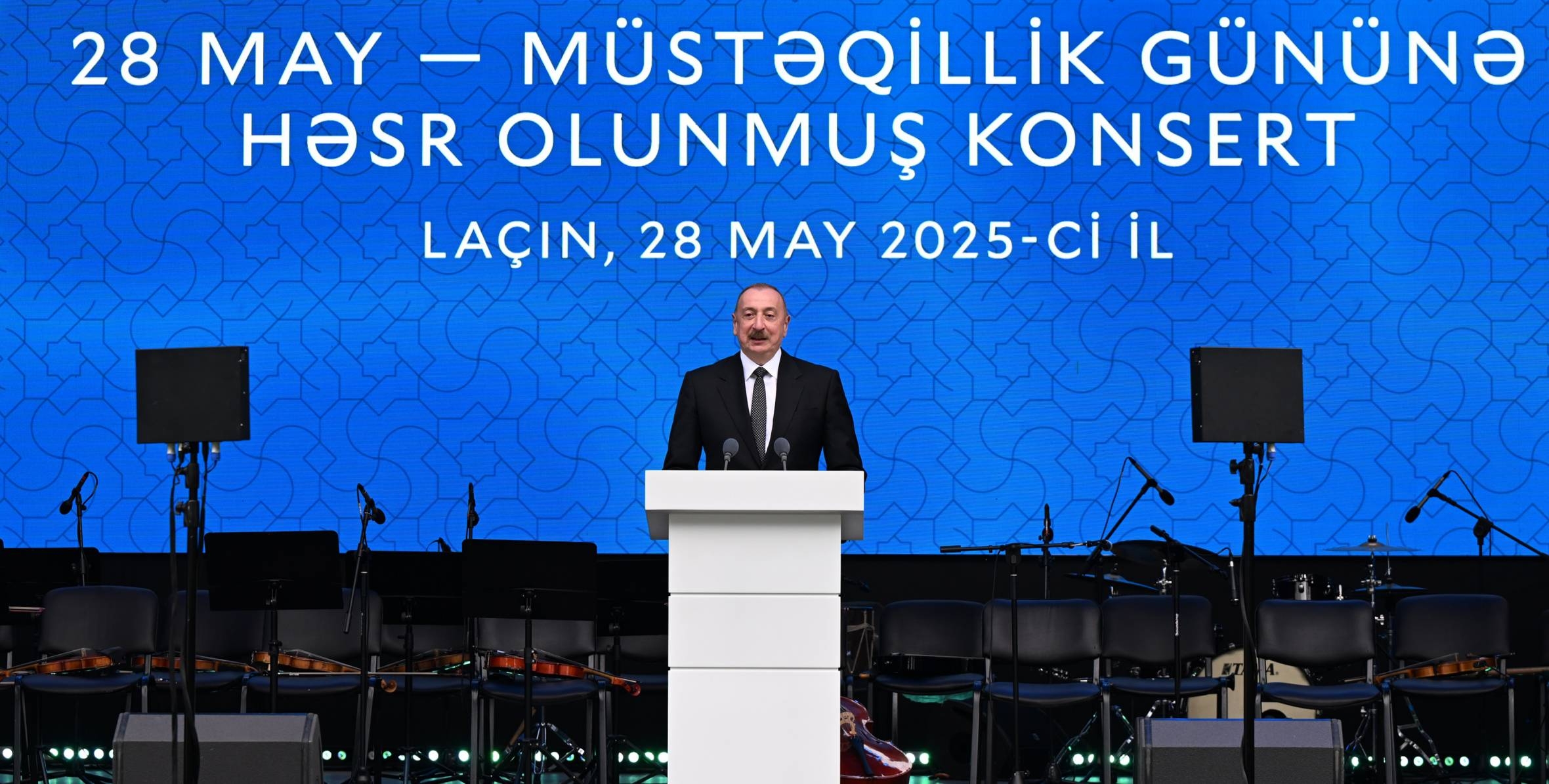 Mayın 28-də Laçında 28 May - Müstəqillik Gününə həsr olunmuş konsert keçirilib.