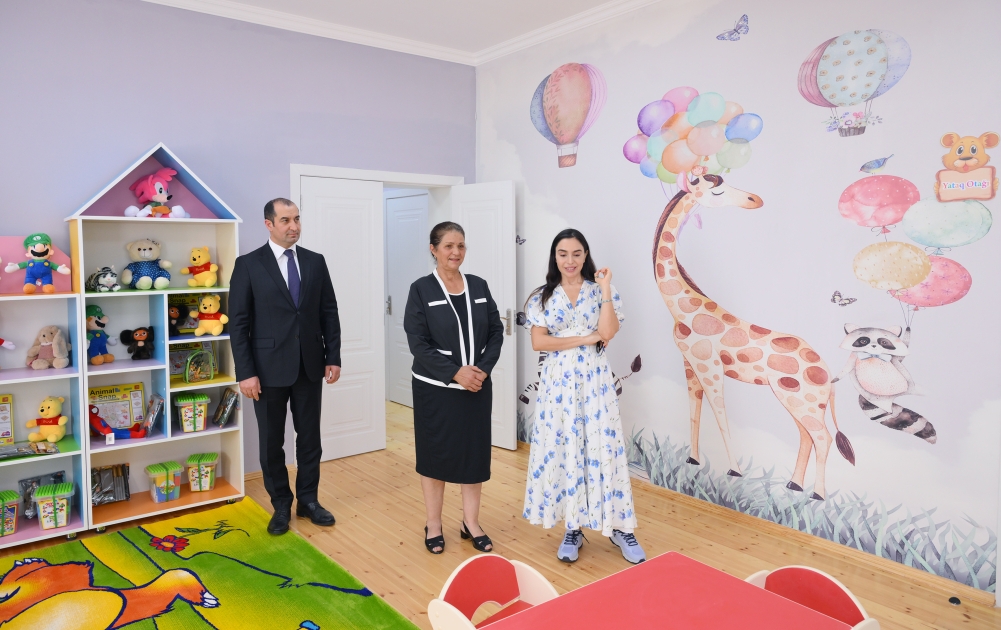 Şamaxıda müasir körpələr evi-uşaq bağçalarının açılışı olub