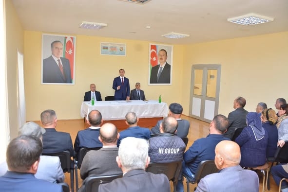 Şamaxı RİH başçısının növbəti səyyar qəbulları Muğanlı və Şirvan kəndlərində keçirilib