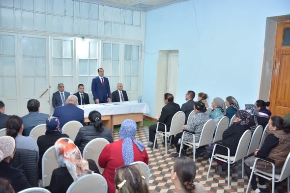 Şamaxıda Mədrəsə qəsəbəsi və Kərkənc kəndində növbəti səyyar qəbul həyata keçirilib