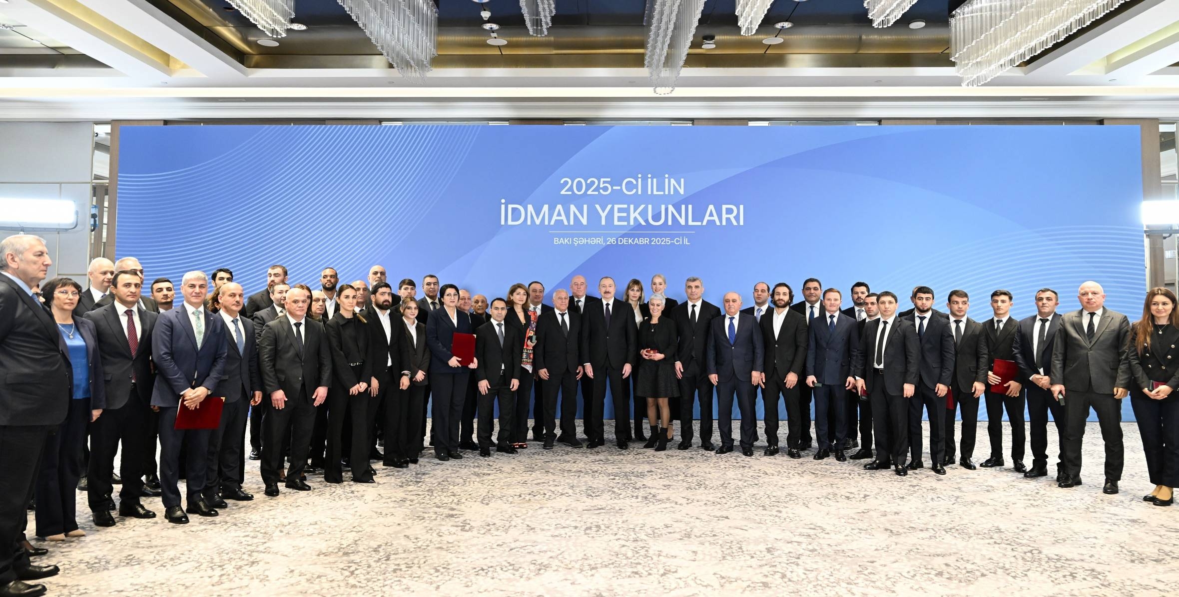 Prezident İlham Əliyev 2025-ci ilin idman yekunlarına həsr olunan mərasimdə geniş məzmunlu çıxış edib
