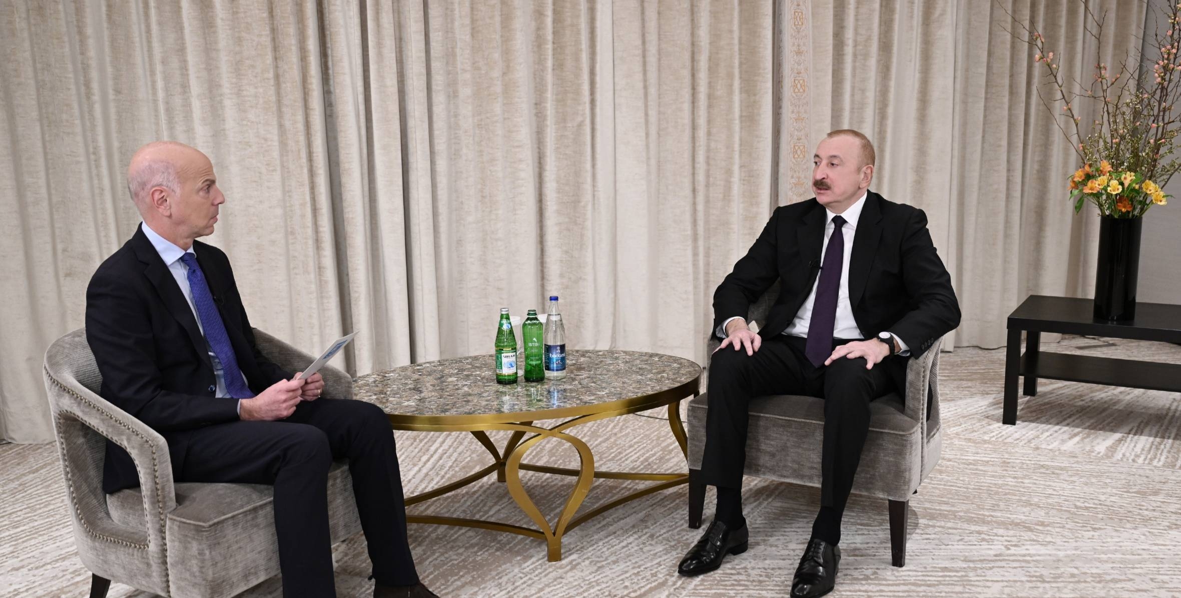 Azərbaycan Respublikasının Prezidenti İlham Əliyev fevralın 13-də Münxendə “France 24” telekanalına müsahibə verib.