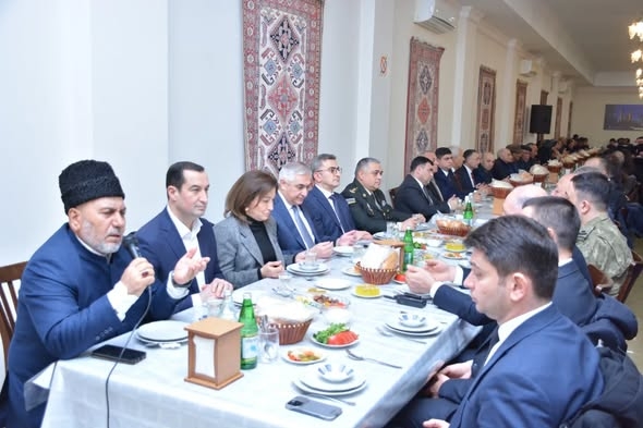 Şamaxıda Ramazan ayı münasibətilə iftar məclisi təşkil olunub