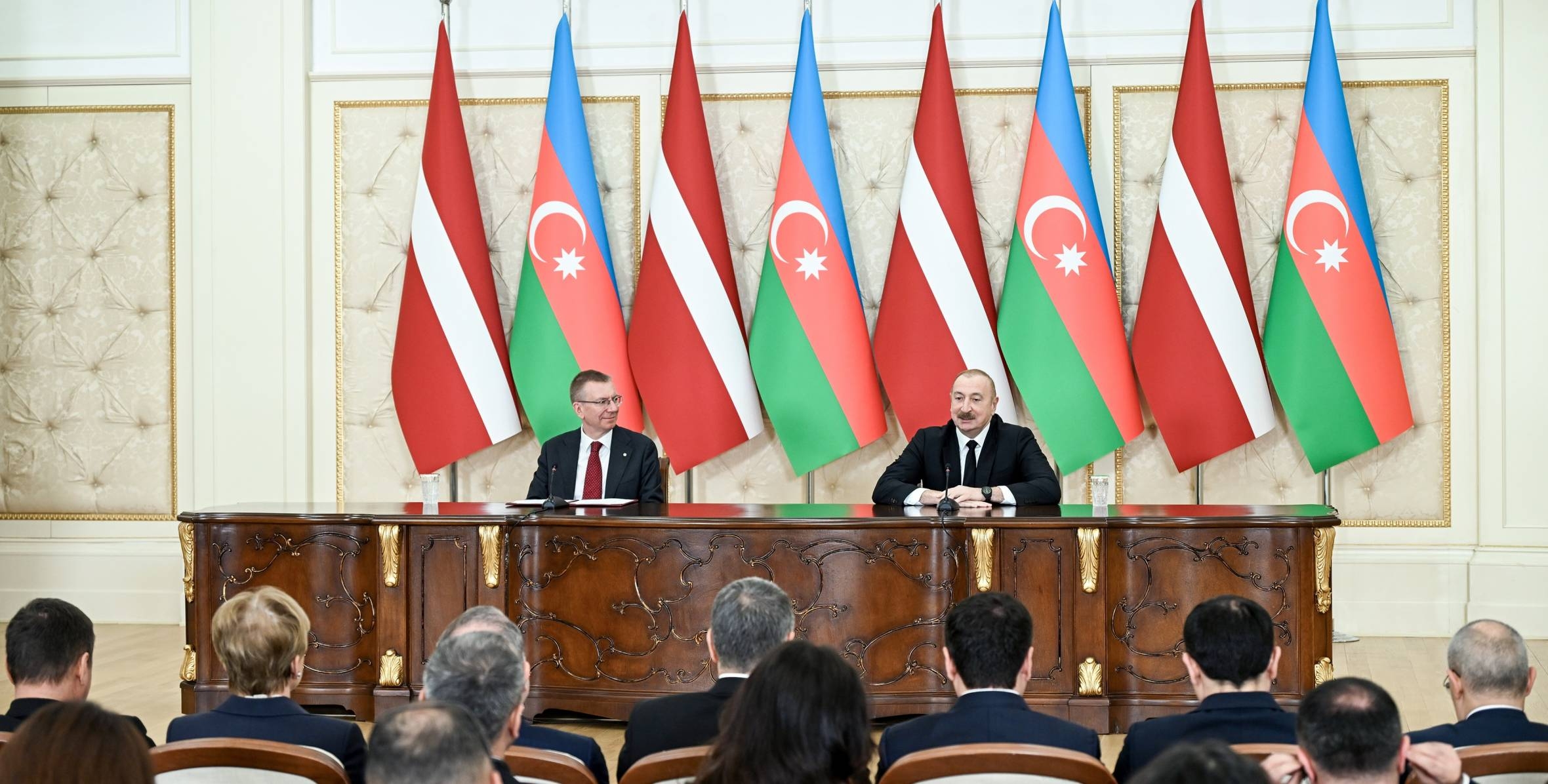 Prezident İlham Əliyev: Azərbaycan–Latviya münasibətləri yeni mərhələyə yüksəlir