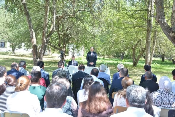 Şamaxı RİH başçısı Tahir Məmmədovun Avaxıl kəndində səyyar qəbulu keçirilib